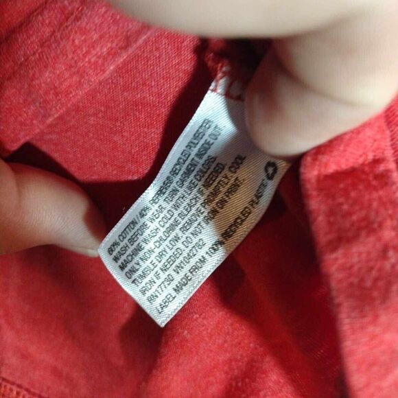 Cat & Jack Tee Shirt Boys Size Small 6-7 Red Short Sleeve Crew Neck - Picture 8 of 9